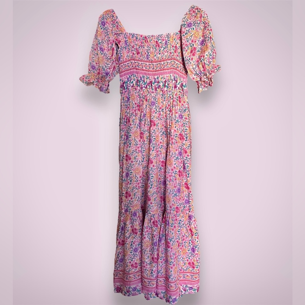 Pretty floral spring dress S